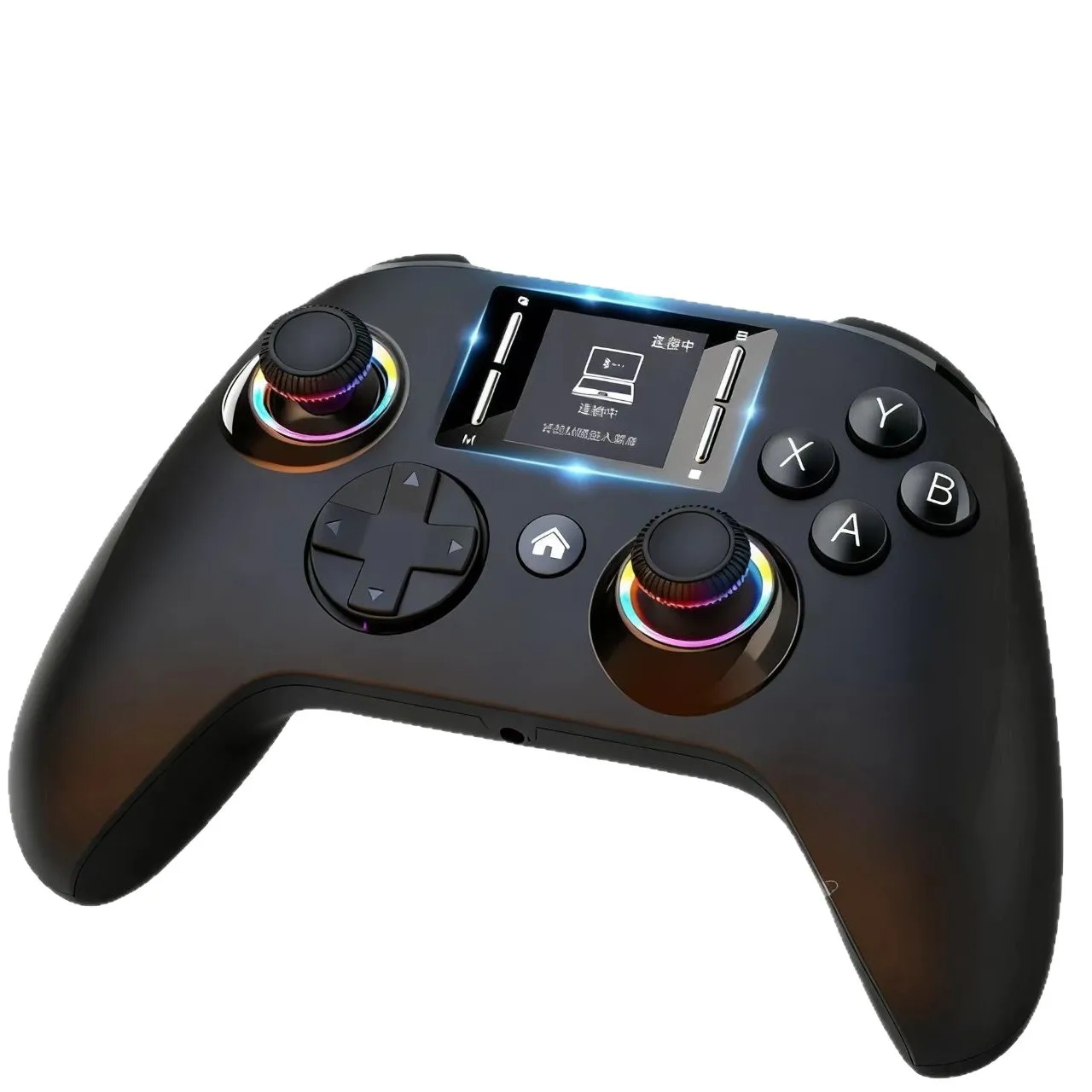 Wireless Gaming Controller With Screen RGB Light Macro Programmable Six Axis Motion Gamepad for Switch Compatible PC Android PS4
Wireless Gaming Controller With Screen RGB Light Macro Programmable Six Axis Motion Gamepad for Switch Compatible PC Android PS4