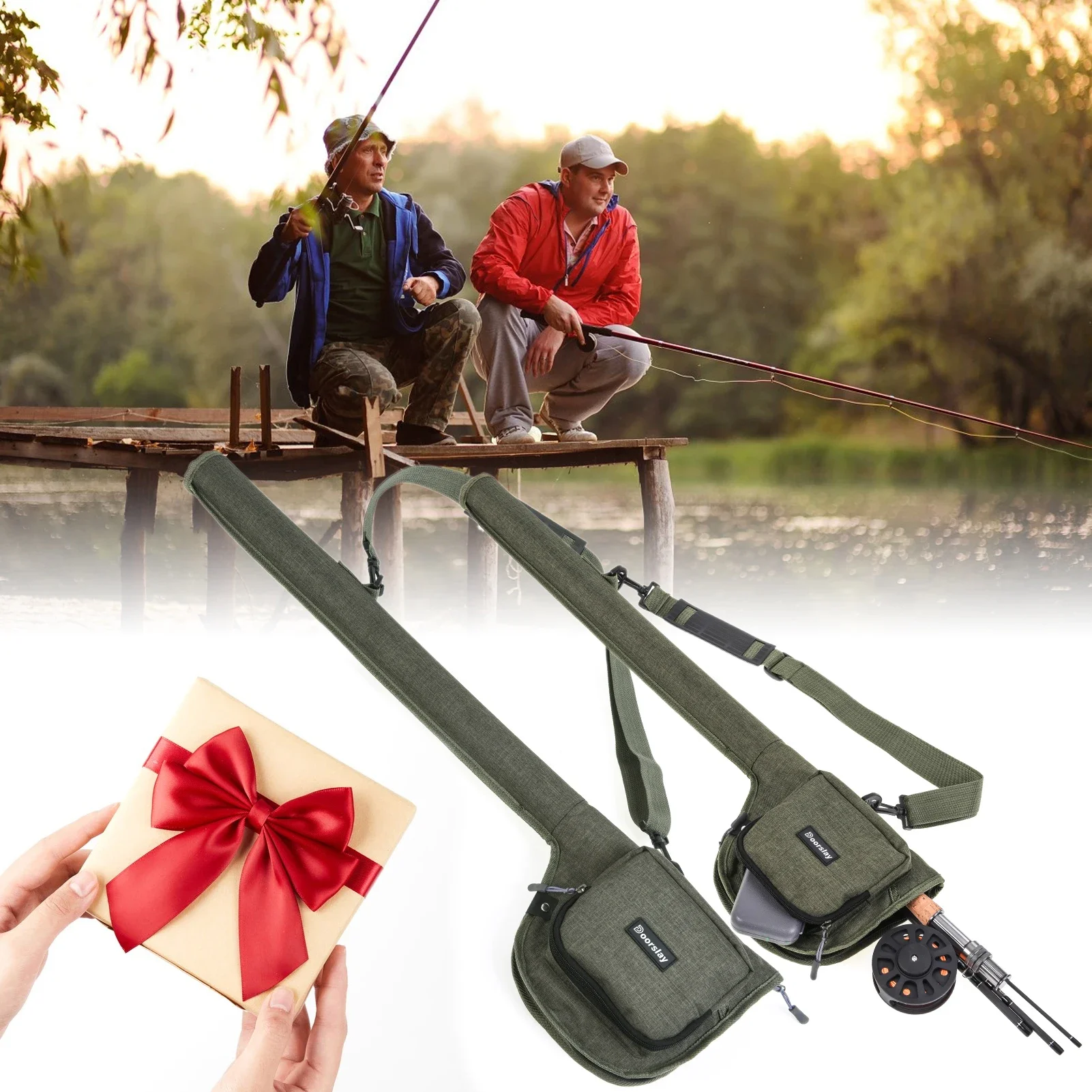 9' Fly Fishing Rod and Reel Combo with Carry Bag 20 Flies Complete Starter Package Fly Fishing Kit
9' Fly Fishing Rod and Reel Combo with Carry Bag 20 Flies Complete Starter Package Fly Fishing Kit