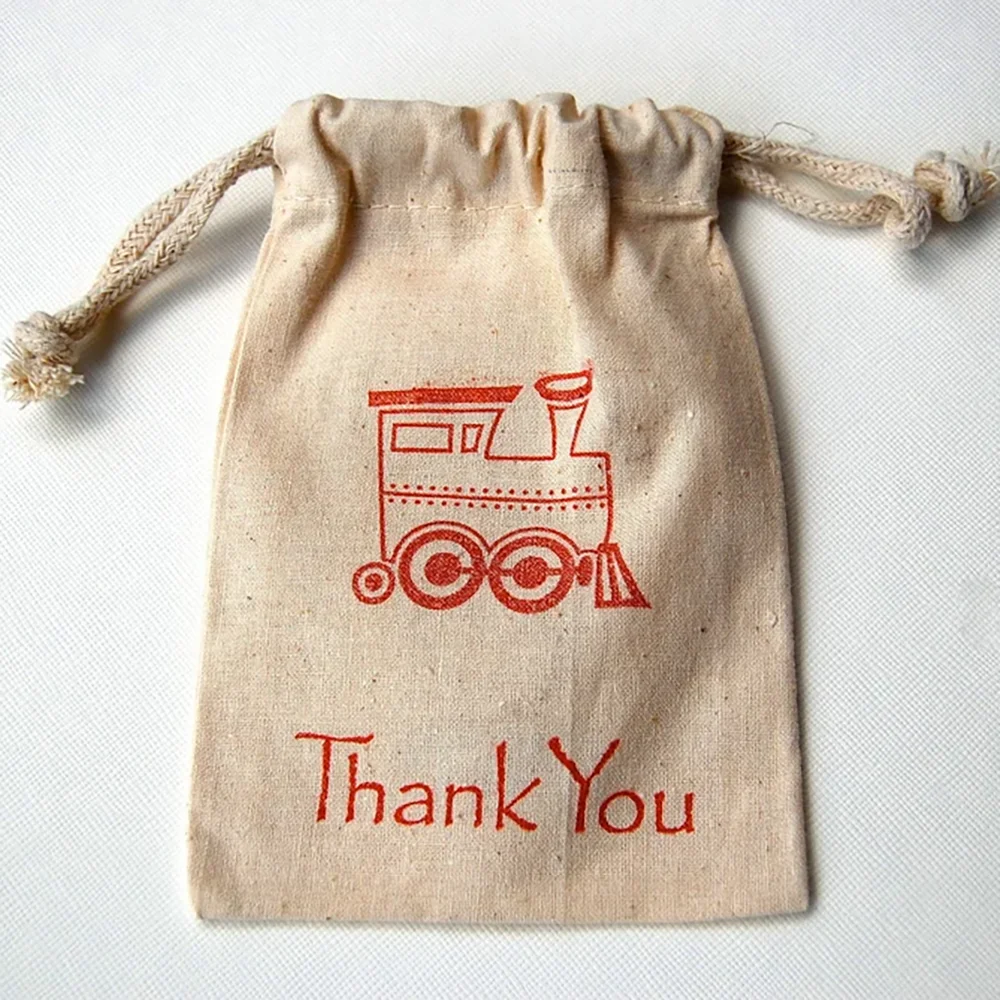 Choo Choo Train 5Pcs Thank You Muslin Drawstring Gift Bags Train Theme Birthday Party Welcome Gifts Children's Cute Snack Bags
Choo Choo Train 5Pcs Thank You Muslin Drawstring Gift Bags Train Theme Birthday Party Welcome Gifts Children's Cute Snack Bags