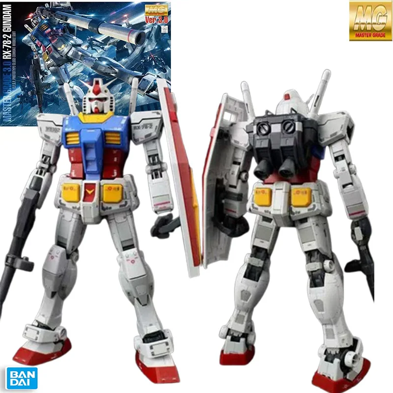 Gundam Bandai Model Kit Аниме Фигурка MG 1/100 RX-78-2 Gundam Ver.3.0 Подлинная модель Gunpla Фигурка Игрушки для детей
Gundam Bandai Model Kit Аниме Фигурка MG 1/100 RX-78-2 Gundam Ver.3.0 Подлинная модель Gunpla Фигурка Игрушки для детей