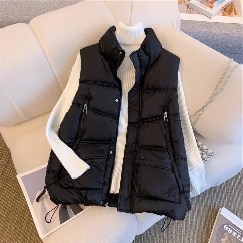 plus Size 300 Pou Casual Zipper Collar Thiened Vest Outerwear Women's Faion Winter 2024 No Sve Straight Cut
plus Size 300 Pou Casual Zipper Collar Thiened Vest Outerwear Women's Faion Winter 2024 No Sve Straight Cut