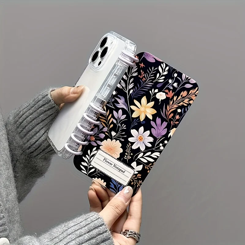 Purple flower flip style phone case suitable for iPhone 17 16 15 14 13 12 11 Pro/Max/Plus anti drop and shockproof back cover
Purple flower flip style phone case suitable for iPhone 17 16 15 14 13 12 11 Pro/Max/Plus anti drop and shockproof back cover
