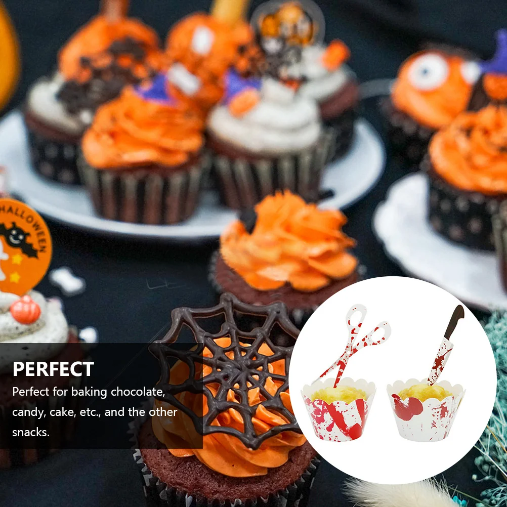 12Sets Halloween Cake Decor Spooky Bat Design Creative Cake Insert Card Safe for Home Kitchen and Bars Cupcake Rim
12Sets Halloween Cake Decor Spooky Bat Design Creative Cake Insert Card Safe for Home Kitchen and Bars Cupcake Rim