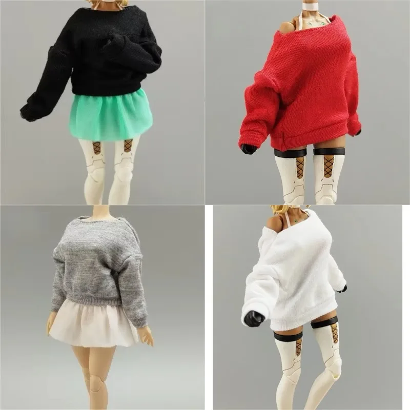 1/12 Scale Action Figures Loos Off Shoulder Long Sleeved Sweatshirt Female Clothes Model for 6" PH CFTOYS LT003 Body
1/12 Scale Action Figures Loos Off Shoulder Long Sleeved Sweatshirt Female Clothes Model for 6" PH CFTOYS LT003 Body