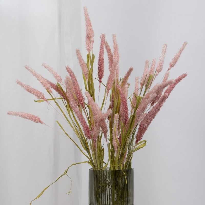 10pcs Wedding Pink Reed Flower Artificial Plant Floral Auditorium Decoration Simulation 9-Head Bristlegrass Branch Green Plants
10pcs Wedding Pink Reed Flower Artificial Plant Floral Auditorium Decoration Simulation 9-Head Bristlegrass Branch Green Plants