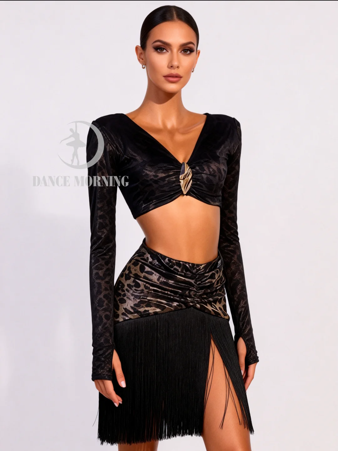 Юбка для латинских танцев для взрослых женщин, профессиональная танцевальная одежда для сценических соревнований, женская сексуальная одежда с кисточками и леопардовой бахромой 279
Юбка для латинских танцев для взрослых женщин, профессиональная танцевальная одежда для сценических соревнований, женская сексуальная одежда с кисточками и леопардовой бахромой 279