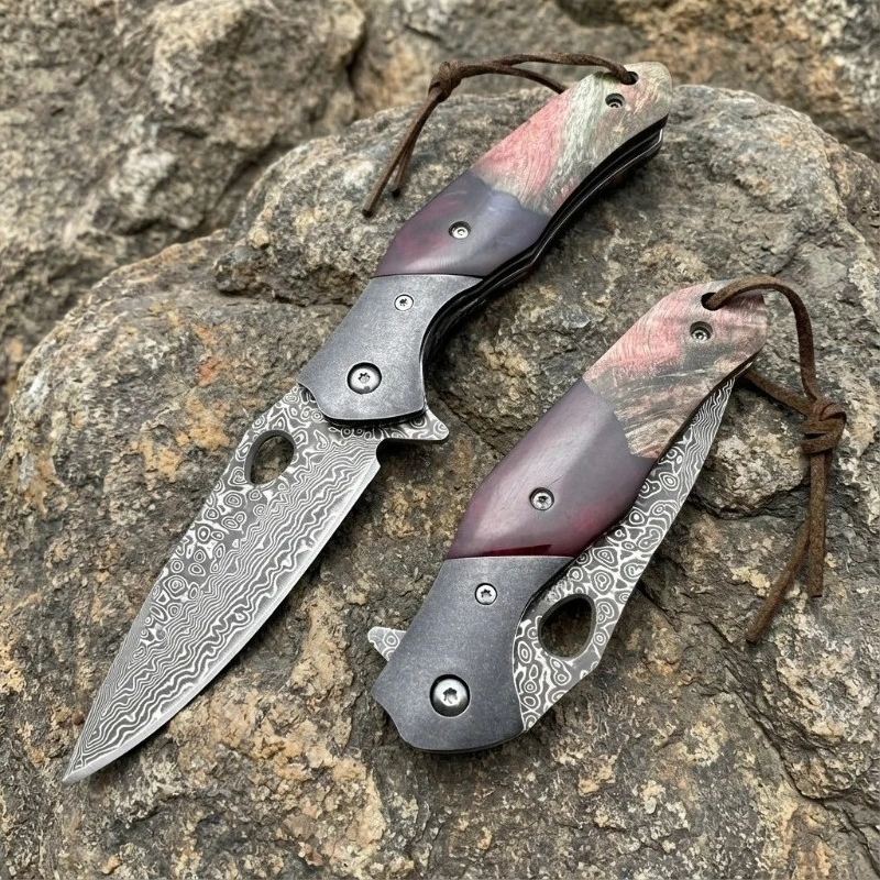 Folding Pocket Outdoor Camping Hiking Fishing Survival Knife Hunting Damascus VG10 Blade Portable Utility Fruit Knives EDC Tools
Folding Pocket Outdoor Camping Hiking Fishing Survival Knife Hunting Damascus VG10 Blade Portable Utility Fruit Knives EDC Tools