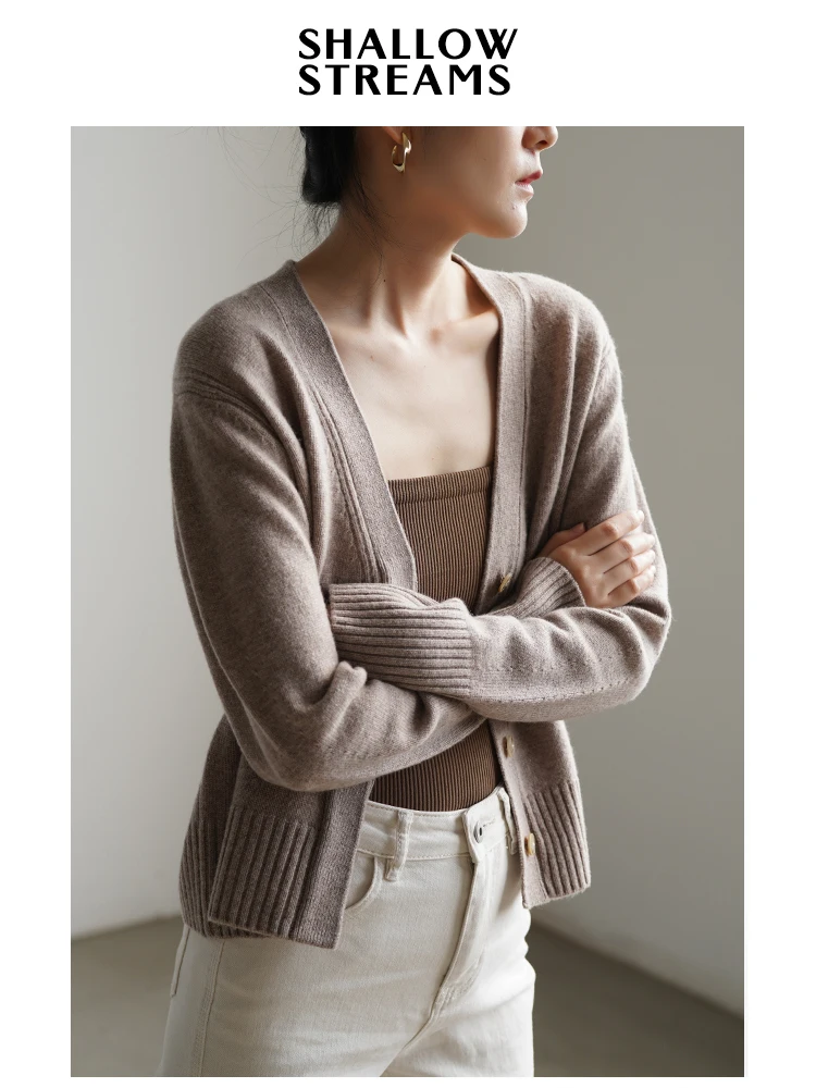 Slow Strs Autumnal French Pear Blossom 00 Woolen Sweater Outerwear Cardigan Women's Simple Warmth Versatile Knitwear
Slow Strs Autumnal French Pear Blossom 00 Woolen Sweater Outerwear Cardigan Women's Simple Warmth Versatile Knitwear