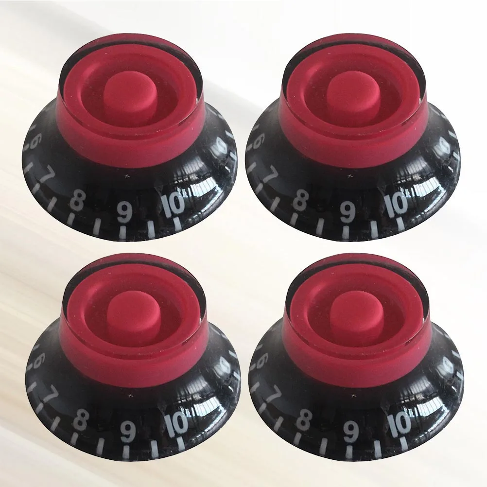 4Pcs Guitar Volume Tone Control Knobs Style Premium Plastic Material Easy to Install Electric Guitar Control Knobs Cap
4Pcs Guitar Volume Tone Control Knobs Style Premium Plastic Material Easy to Install Electric Guitar Control Knobs Cap