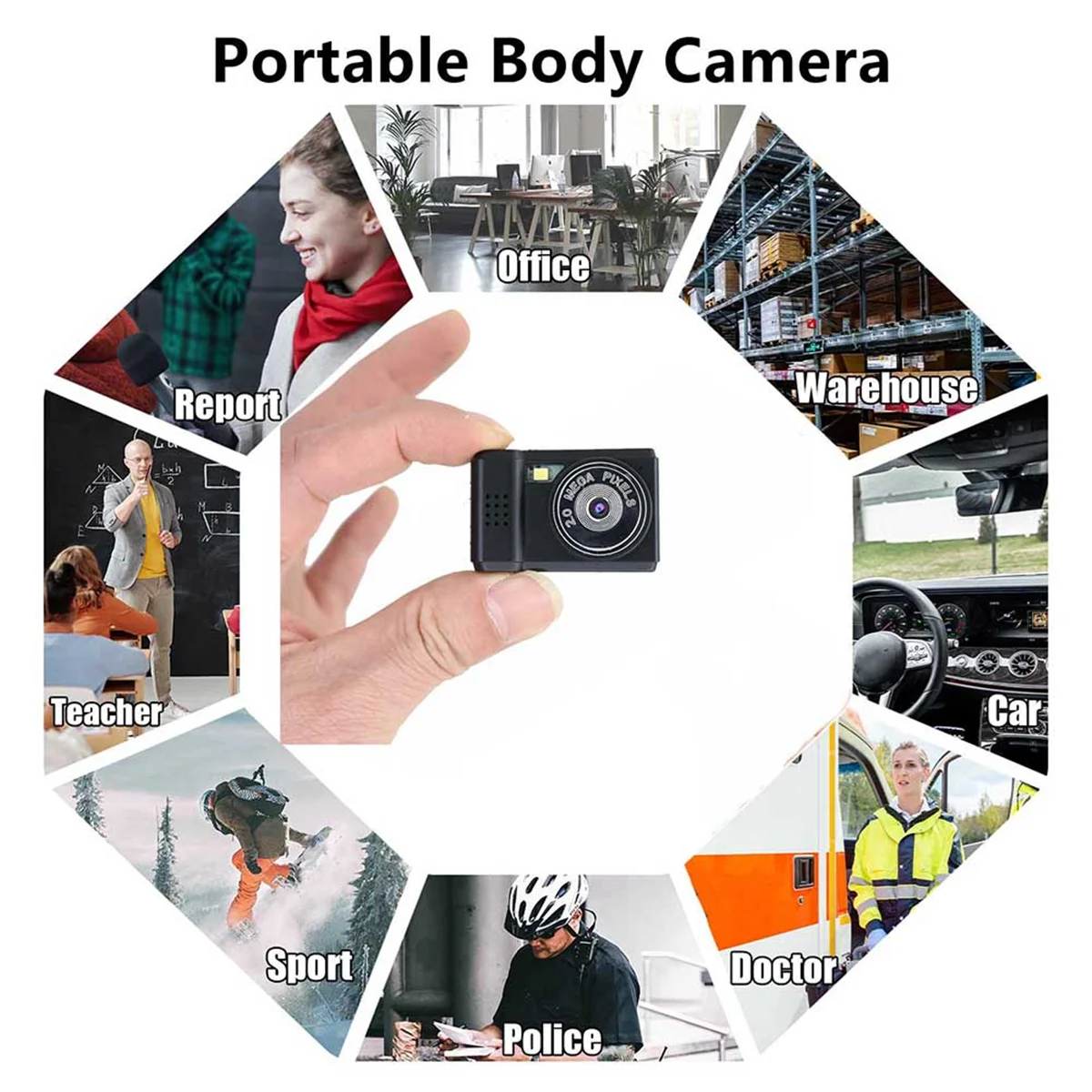 Ap-S5 Camera with Screen CMOS HD 1080p Sports Portable Very Small Mini Camera Video Recorder Black+Bundle: Only
Ap-S5 Camera with Screen CMOS HD 1080p Sports Portable Very Small Mini Camera Video Recorder Black+Bundle: Only