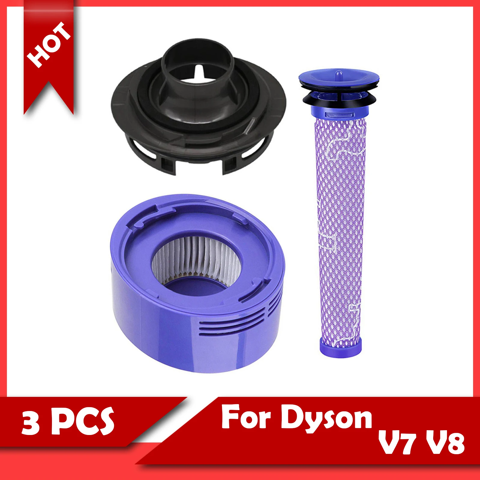 For Dyson V7 V8 Vacuum Cleaner Accessories Sweeper Household Motor Rear Cover Rear Filter Kit Motor Rear Covers Tools Parts
For Dyson V7 V8 Vacuum Cleaner Accessories Sweeper Household Motor Rear Cover Rear Filter Kit Motor Rear Covers Tools Parts