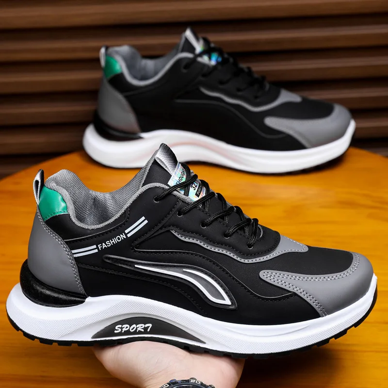 Весенне-осенняя водонепроницаемая износостойкая противоскользящая спортивная обувь для отдыха, новая модная универсальная мужская обувь с неглубоким носком
Весенне-осенняя водонепроницаемая износостойкая противоскользящая спортивная обувь для отдыха, новая модная универсальная мужская обувь с неглубоким носком