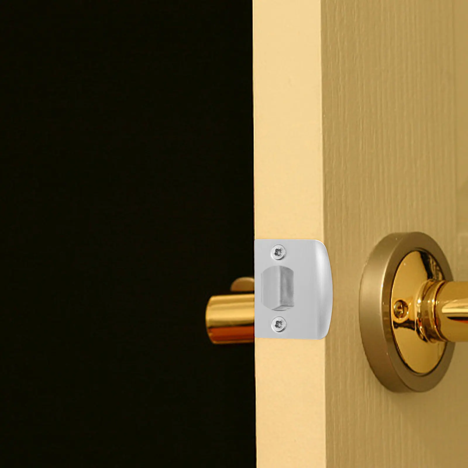 1Set Stainless Steel Door Strike Plate Kit Universal Deadbolt Reinforcement Plate for Wood Doors Smooth Latch Insertion Security
1Set Stainless Steel Door Strike Plate Kit Universal Deadbolt Reinforcement Plate for Wood Doors Smooth Latch Insertion Security