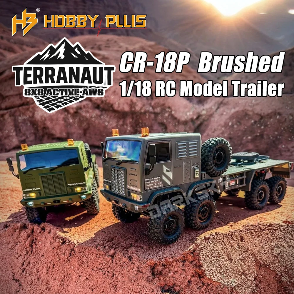 NEW Hobby Plus CR18P 8x8 8WD Terranaut 1/18 RC Electric Remote Control Model Car Active All Wheel Steering Adult Children's Toys
NEW Hobby Plus CR18P 8x8 8WD Terranaut 1/18 RC Electric Remote Control Model Car Active All Wheel Steering Adult Children's Toys