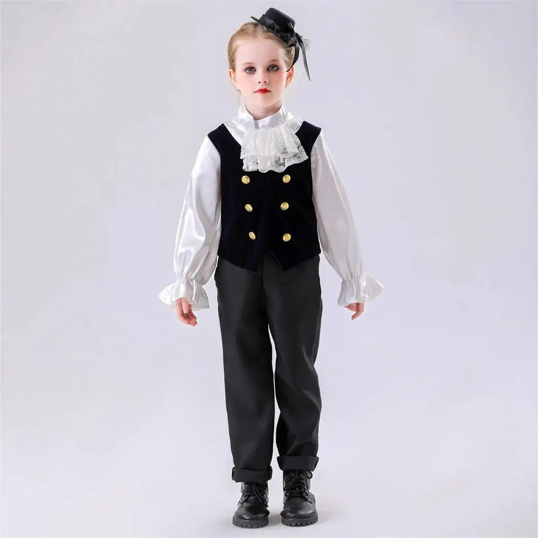 Костюм ужасов на Хэллоуин, детский топ для косплея, маскарадный наряд для выступления, комплект из двух предметов, праздничная одежда
Костюм ужасов на Хэллоуин, детский топ для косплея, маскарадный наряд для выступления, комплект из двух предметов, праздничная одежда