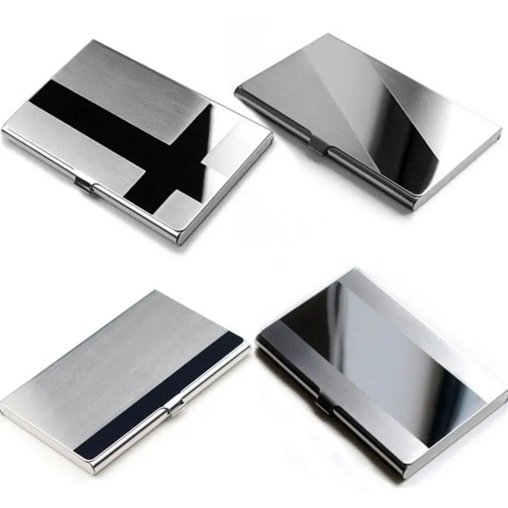 Metal Credit Card Holder Stainless Steel Box Creative Wallet Silver Aluminium Business Id Pocket Case Cover Organizer
Metal Credit Card Holder Stainless Steel Box Creative Wallet Silver Aluminium Business Id Pocket Case Cover Organizer