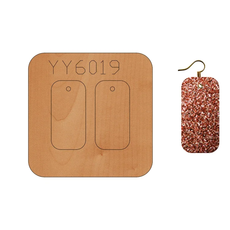 Earring mold knife model YY6019 is suitable for all cutting machines on the market die cuts
Earring mold knife model YY6019 is suitable for all cutting machines on the market die cuts