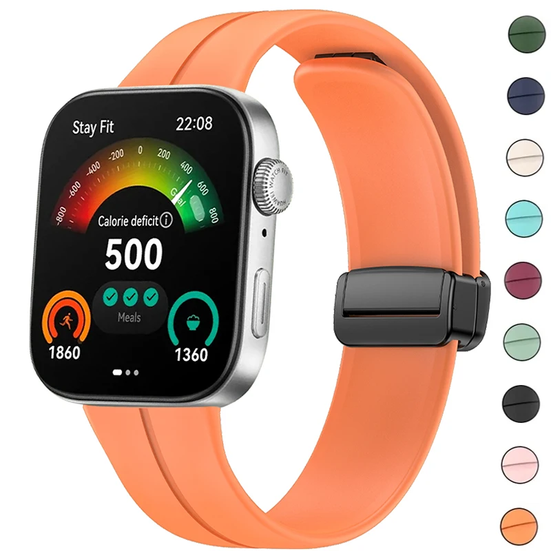 Silicone Strap For Huawei Watch FIT 3 Smartwatch Magnetic Buckle Sports Bracelet for Huawei fit3 Band Wristband Accessories
Silicone Strap For Huawei Watch FIT 3 Smartwatch Magnetic Buckle Sports Bracelet for Huawei fit3 Band Wristband Accessories