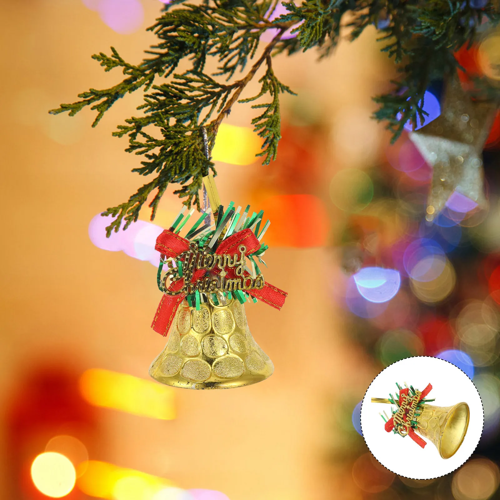 16Pcs Golden Bell Ornaments Christmas Decorations with Red Bows for Tree Wreaths Mantel Door Hangers Garland Tabletop
16Pcs Golden Bell Ornaments Christmas Decorations with Red Bows for Tree Wreaths Mantel Door Hangers Garland Tabletop