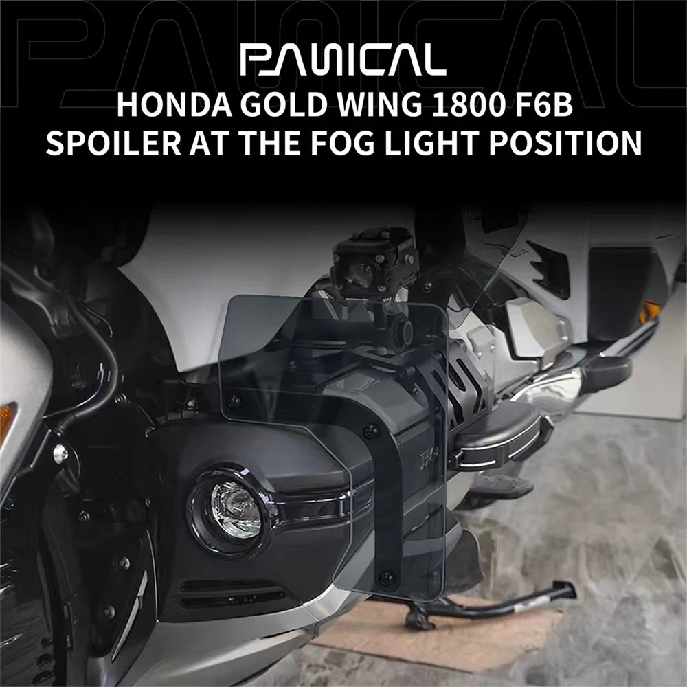 PANICAL Fog Light Air Fairing Air Deflector Spoiler PMMA Windshield For Honda Gold Wing GL1800 DCT F6B 2018-2025 Motorcycle
PANICAL Fog Light Air Fairing Air Deflector Spoiler PMMA Windshield For Honda Gold Wing GL1800 DCT F6B 2018-2025 Motorcycle