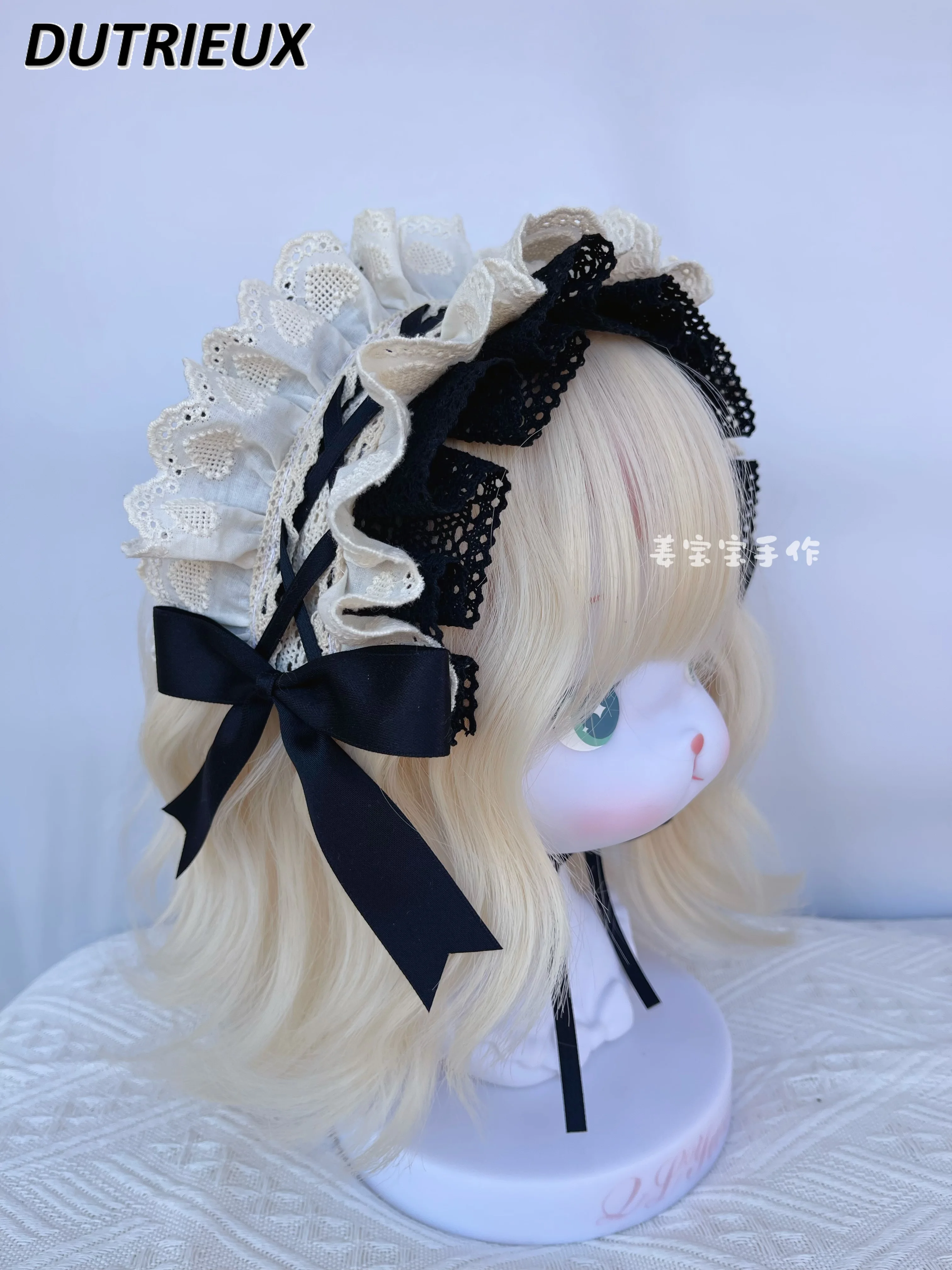 Japanese Lolita Sweet Kawaii Headwear Cotton Hair Band Generate Color Bow KC Retro Cute Young Girl Jewelry Hair Accessoires
Japanese Lolita Sweet Kawaii Headwear Cotton Hair Band Generate Color Bow KC Retro Cute Young Girl Jewelry Hair Accessoires