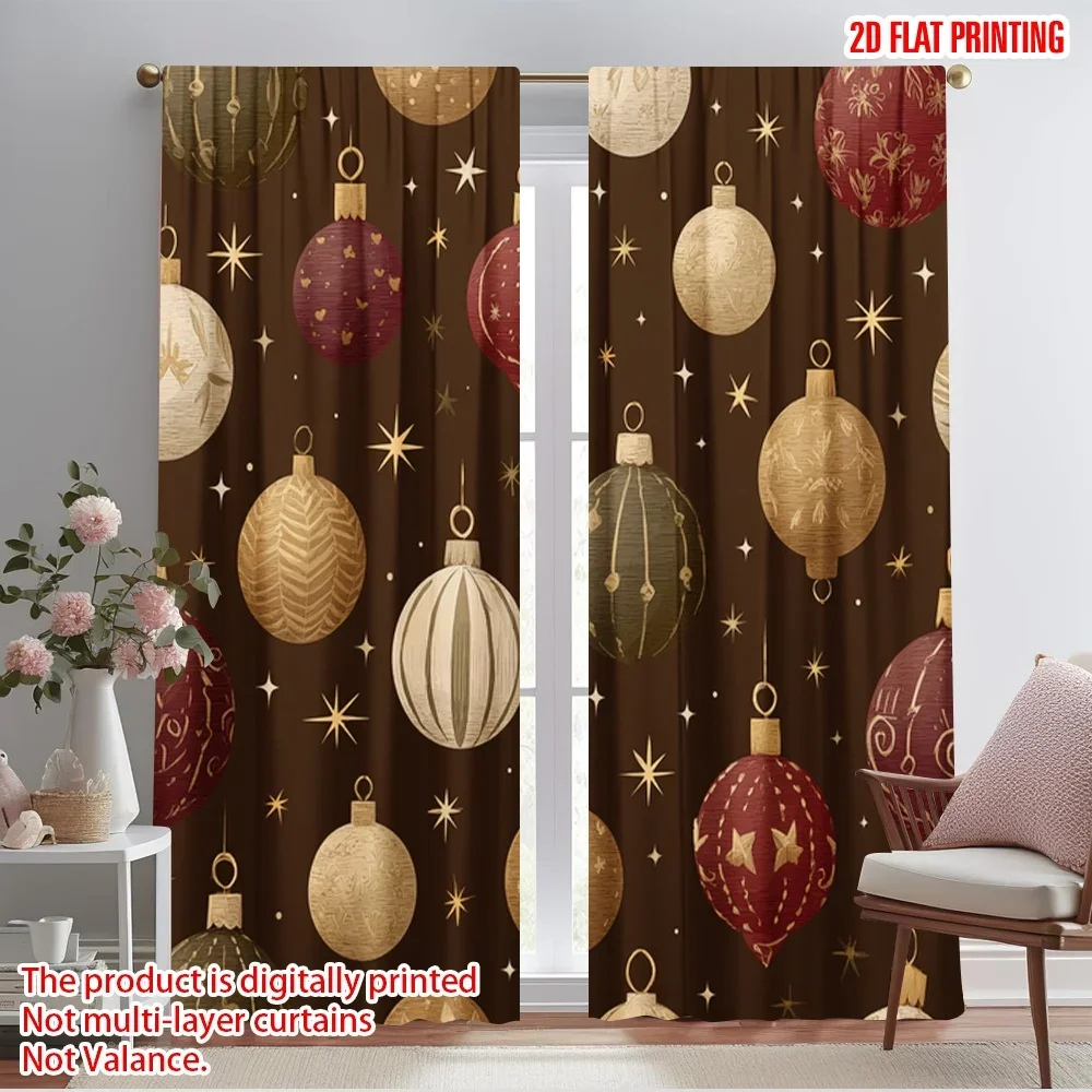 2pcs,2D plane printing Curtain Fabric Christmas decorations Polyester Fabric (without rod) Holiday Ldeal for Living Room &
2pcs,2D plane printing Curtain Fabric Christmas decorations Polyester Fabric (without rod) Holiday Ldeal for Living Room &