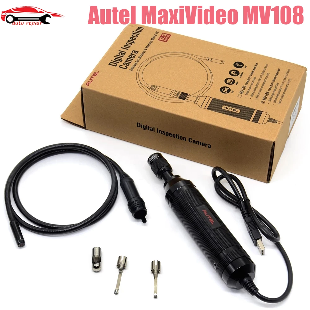 Autel MaxiVideo MV108 8.5mm Digital Inspection Camera for MaxiSysSeries/Pro And PC Support Video Inspection E Image Head Scope
Autel MaxiVideo MV108 8.5mm Digital Inspection Camera for MaxiSysSeries/Pro And PC Support Video Inspection E Image Head Scope