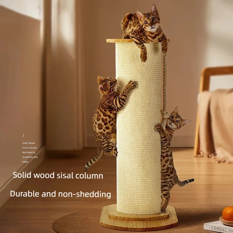 Cat Tree House Scratching Post Toys Cat Tree Tower Durable Not Prone To Shedding Cats Scratch Post Sisal Solid Wood Cat Supplies
Cat Tree House Scratching Post Toys Cat Tree Tower Durable Not Prone To Shedding Cats Scratch Post Sisal Solid Wood Cat Supplies
