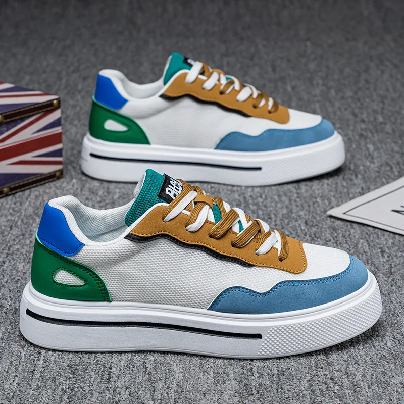 2025 Men's Sports Shoes Mesh Breathable Vulcanized Shoes Summer Trendy Men Casual Skateboard Shoes Student Comfortable Sneakers
2025 Men's Sports Shoes Mesh Breathable Vulcanized Shoes Summer Trendy Men Casual Skateboard Shoes Student Comfortable Sneakers