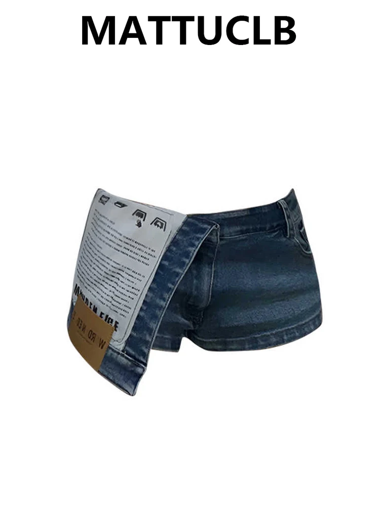 Summer Women American Design Abi Y2k Streetwear Gyaru Low Rise Denim Shorts 2000s Japanese Harajuku Jean Hot Pants Korean Shoujo
Summer Women American Design Abi Y2k Streetwear Gyaru Low Rise Denim Shorts 2000s Japanese Harajuku Jean Hot Pants Korean Shoujo