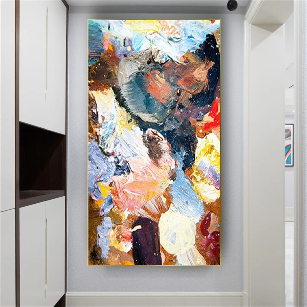 100% Handmade Abstract Oil Painting Color Texture Canvas Pictures Modern Interior Fashion Wall Art Poster For Home Decor Murals
100% Handmade Abstract Oil Painting Color Texture Canvas Pictures Modern Interior Fashion Wall Art Poster For Home Decor Murals