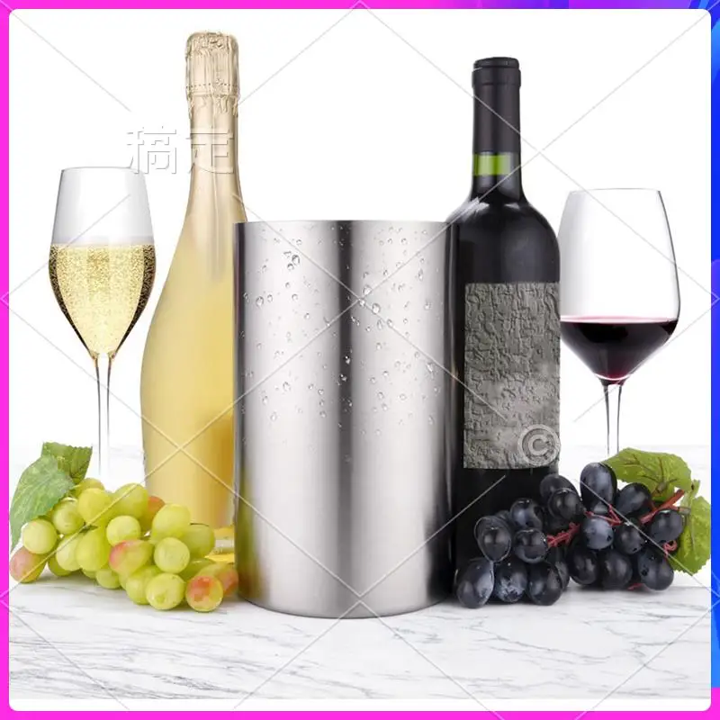NEW-2 Pack Wine Cooler 1.6L Stainless Steel Ice Bucket Champagne Wine Bottle Cooler For Bar Kitchen Home
NEW-2 Pack Wine Cooler 1.6L Stainless Steel Ice Bucket Champagne Wine Bottle Cooler For Bar Kitchen Home