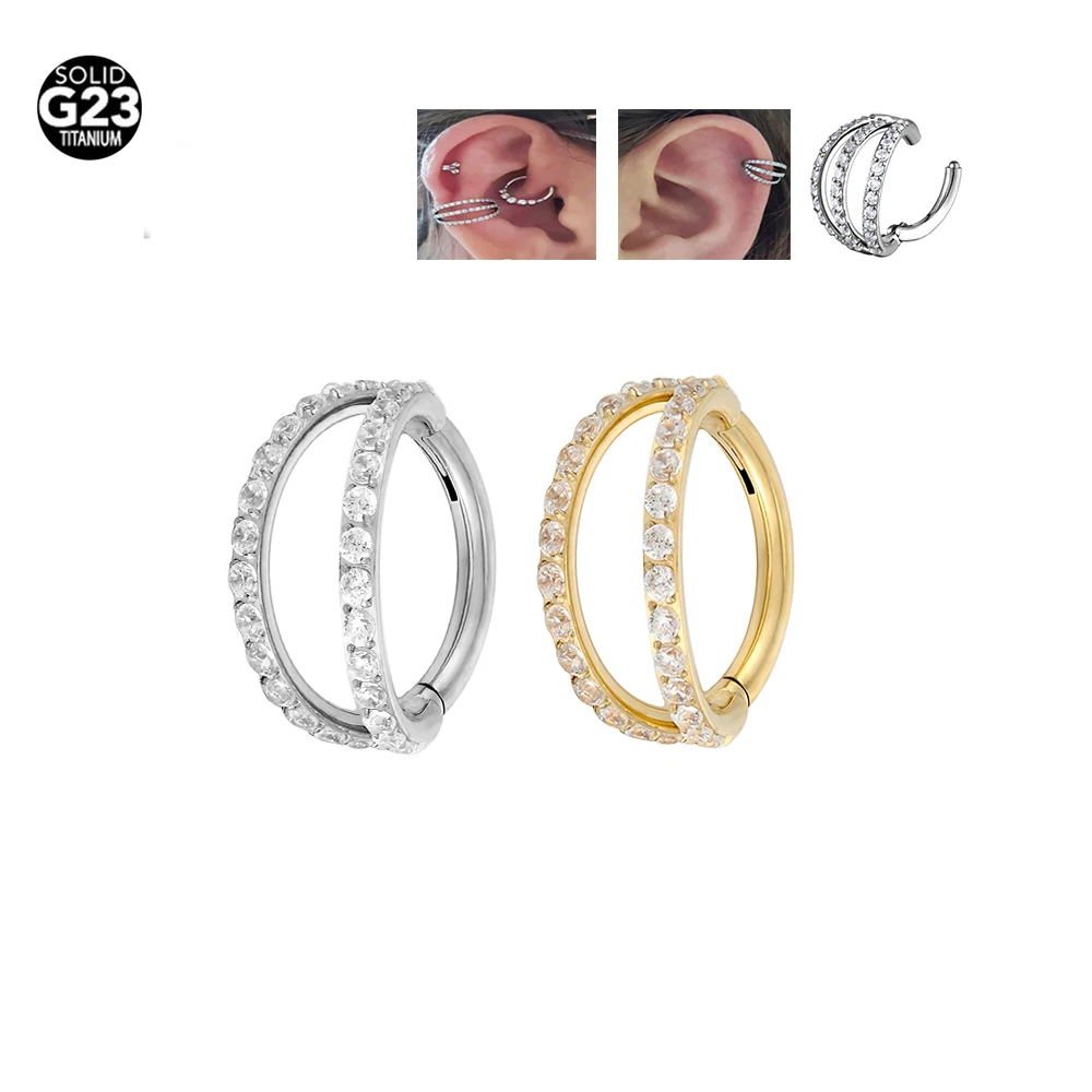 18G Ear Piercing G23 Titanium Hoop Hinged Segment Nose Septum Piercing septum Clicker Nose Rings Earrings Piercing Body Jewelry
18G Ear Piercing G23 Titanium Hoop Hinged Segment Nose Septum Piercing septum Clicker Nose Rings Earrings Piercing Body Jewelry
