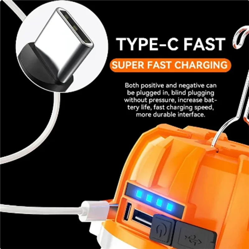 ABUP-2X USB Rechargeable LED Camping Lights Outdoor Camping BBQ Tents Hanging Lantern Emergency Power Bank
ABUP-2X USB Rechargeable LED Camping Lights Outdoor Camping BBQ Tents Hanging Lantern Emergency Power Bank