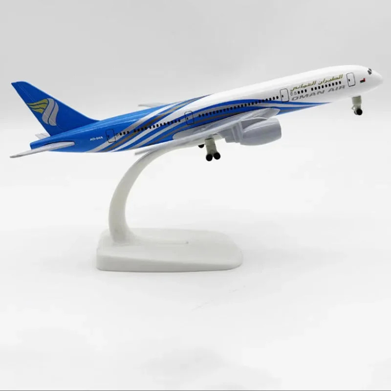 787 Airplane Model 20cm Oman Air Airlines B787 Airways Alloy Metal Aircraft Diecast Plane Model & Wheels Ornaments
787 Airplane Model 20cm Oman Air Airlines B787 Airways Alloy Metal Aircraft Diecast Plane Model & Wheels Ornaments