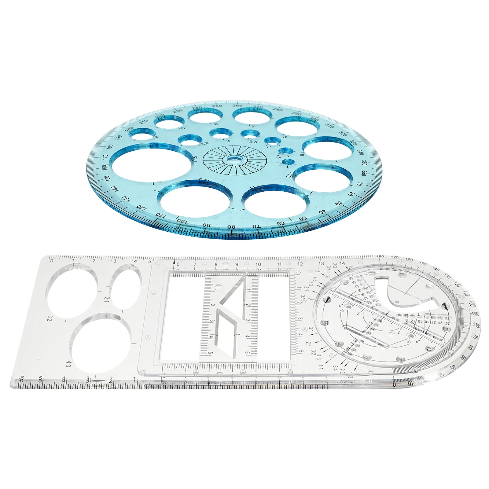 1Set Multifunctional Geometric Drawing Ruler Set Precise Measuring Tool Clear Scale for Students Teachers Artists Engineering
1Set Multifunctional Geometric Drawing Ruler Set Precise Measuring Tool Clear Scale for Students Teachers Artists Engineering