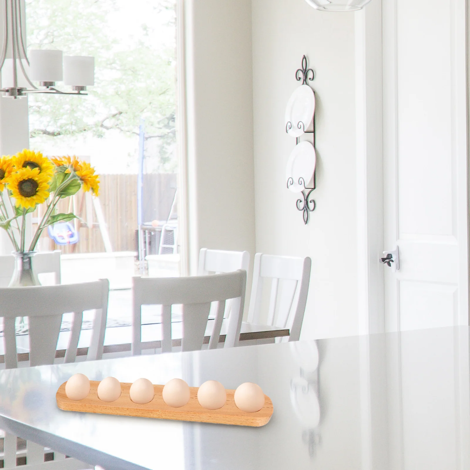 1Pcs Wooden Egg Storage Plate Practical Egg Tray Household Organizer Desktop Holder for Refrigerator Tabletop Display
1Pcs Wooden Egg Storage Plate Practical Egg Tray Household Organizer Desktop Holder for Refrigerator Tabletop Display