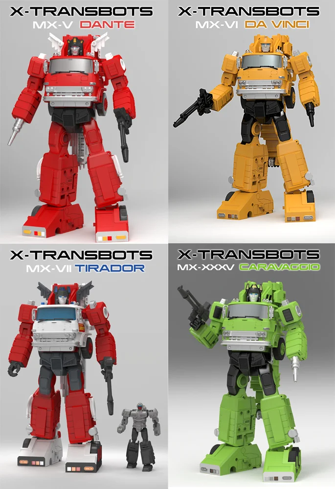 Transformation X-Transbots MX-5 Fire Truck MX-6 Crane MX-7 Fire Meteor MX-35 Green Crane Anime Figure Autobot Boy collects toys
Transformation X-Transbots MX-5 Fire Truck MX-6 Crane MX-7 Fire Meteor MX-35 Green Crane Anime Figure Autobot Boy collects toys