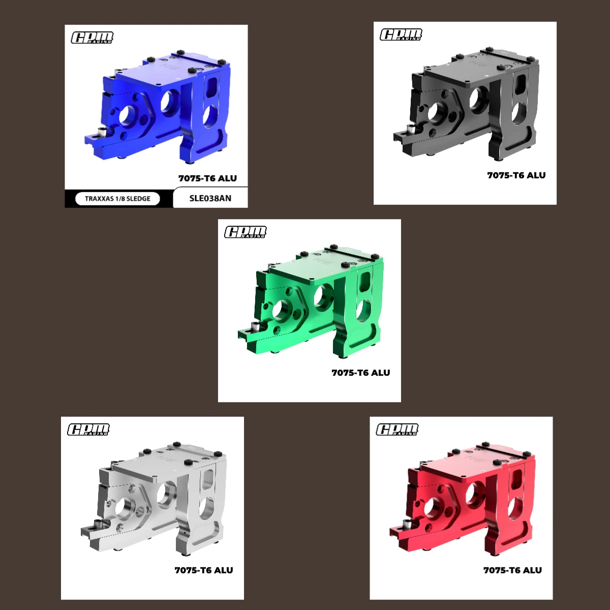 GPMTRAXXAS Санки Monster Truck 1/8 95076-4 для быстроразъемного двигателя из сплава 7075.
GPMTRAXXAS Санки Monster Truck 1/8 95076-4 для быстроразъемного двигателя из сплава 7075.