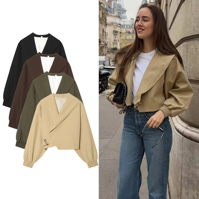 New Women's Jackets Spring 2026 Fashion Lapel Short Elegant Warm Youth Jackets Blouse Women's Street Joker Travel Holiday Coats
New Women's Jackets Spring 2026 Fashion Lapel Short Elegant Warm Youth Jackets Blouse Women's Street Joker Travel Holiday Coats