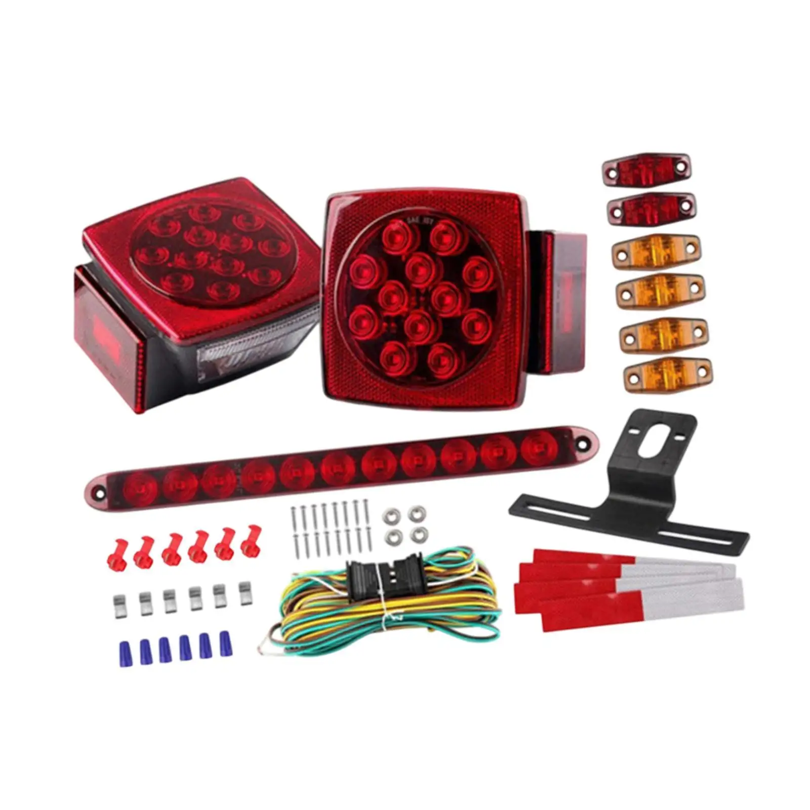 12V LED Trailer Lights Set Stop Turn Tail Brake for Marine Lorry Pickup
12V LED Trailer Lights Set Stop Turn Tail Brake for Marine Lorry Pickup