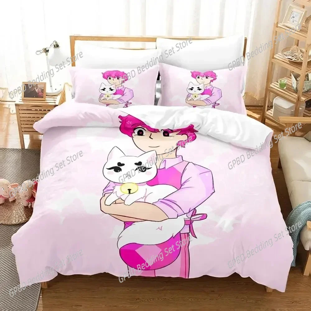 Cartoon Bee PuppyCat Bedding Set For Bedroom Soft Modern Bedspreads Comefortable Kids Duvet Cover Quilt Cover And Pillowcase
Cartoon Bee PuppyCat Bedding Set For Bedroom Soft Modern Bedspreads Comefortable Kids Duvet Cover Quilt Cover And Pillowcase