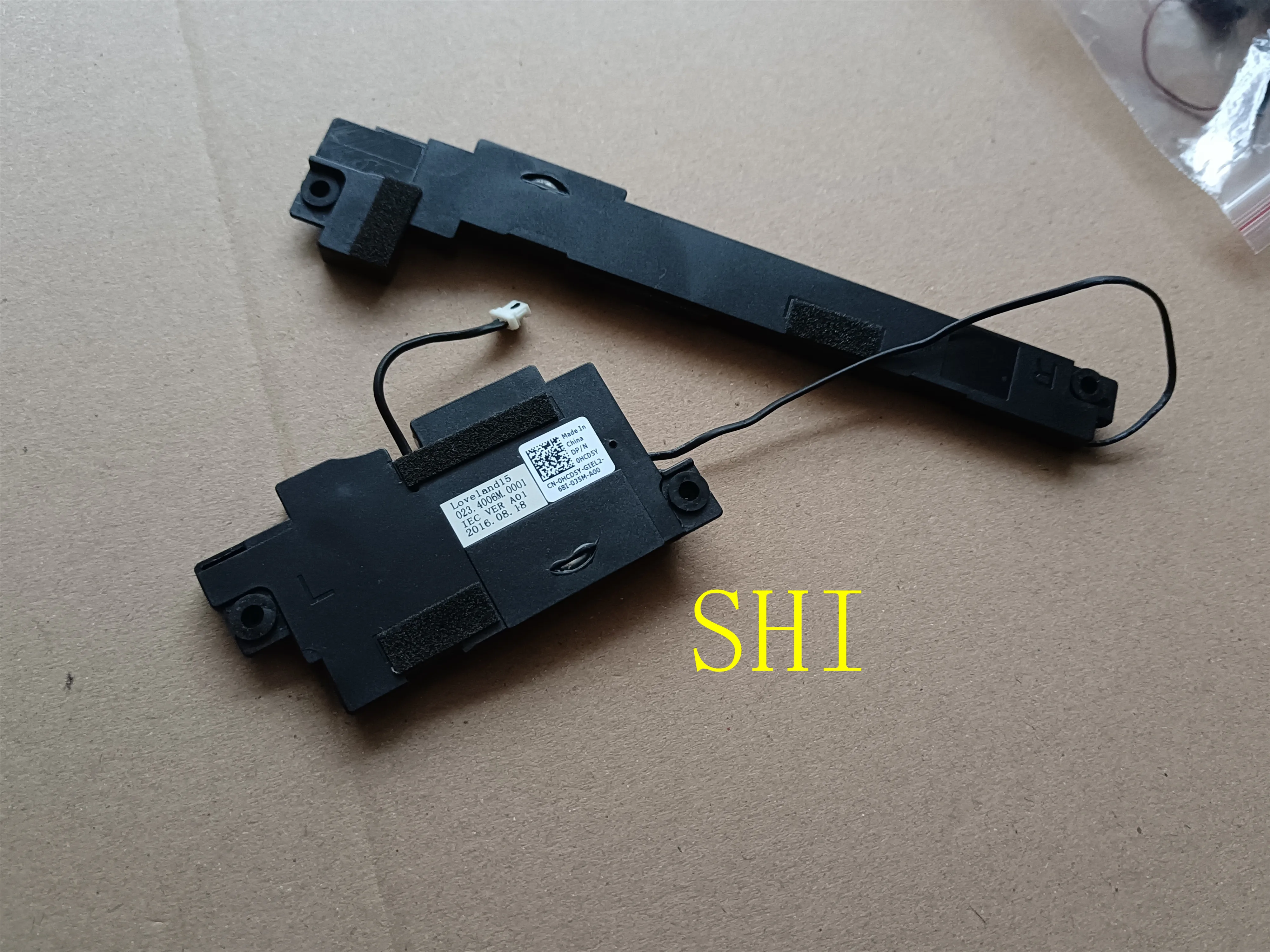 0HCD5Y Used Original Laptop Speaker for DELL Latitude 3570 HCD5Y Test OK Free shipping
0HCD5Y Used Original Laptop Speaker for DELL Latitude 3570 HCD5Y Test OK Free shipping