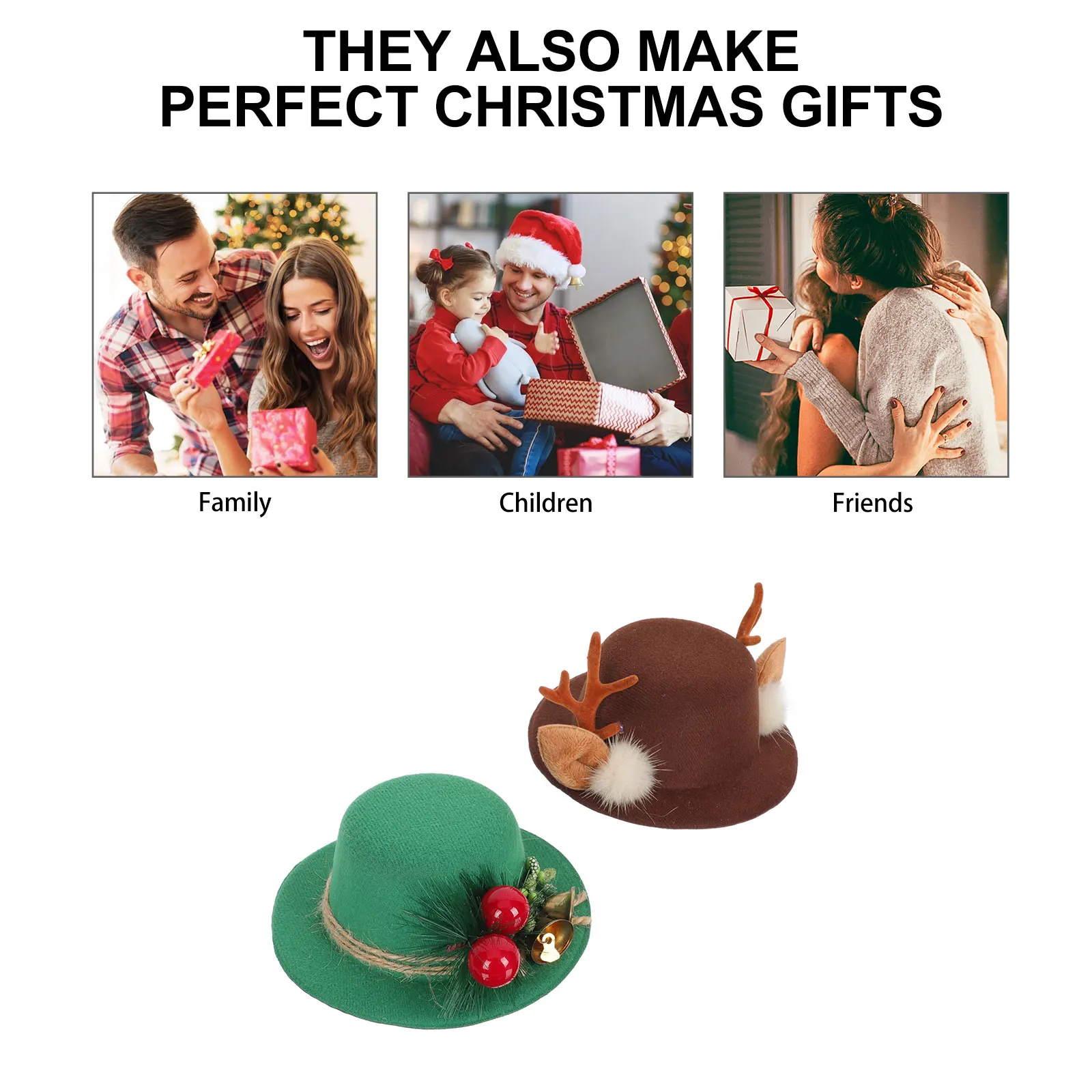 2Pcs Xmas Elk Headpiece Berry Decorative Hairpin Christmas Party Hair Accessory Female Gift Formal Dress Hat Hairpin
2Pcs Xmas Elk Headpiece Berry Decorative Hairpin Christmas Party Hair Accessory Female Gift Formal Dress Hat Hairpin