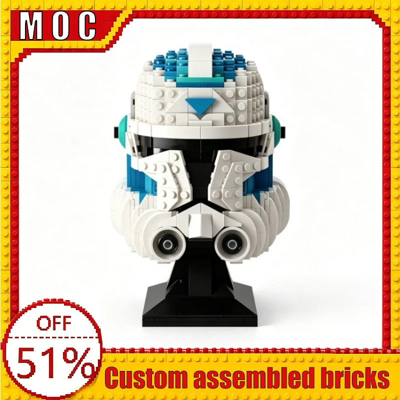 875PCS War Series 241st Regular Trooper Helmet Collection Custom Building Blocks MOC Model Educational Toy Birthday Gift Display
875PCS War Series 241st Regular Trooper Helmet Collection Custom Building Blocks MOC Model Educational Toy Birthday Gift Display