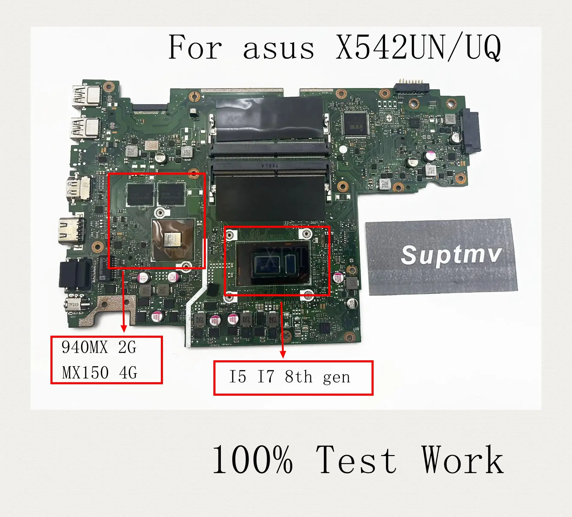 X542UN X542UQ подходит для ASUS V587U FL8000U материнская плата DDR4 940MX 2G MX150 4G I5 I7 100% протестированная работа
X542UN X542UQ подходит для ASUS V587U FL8000U материнская плата DDR4 940MX 2G MX150 4G I5 I7 100% протестированная работа
