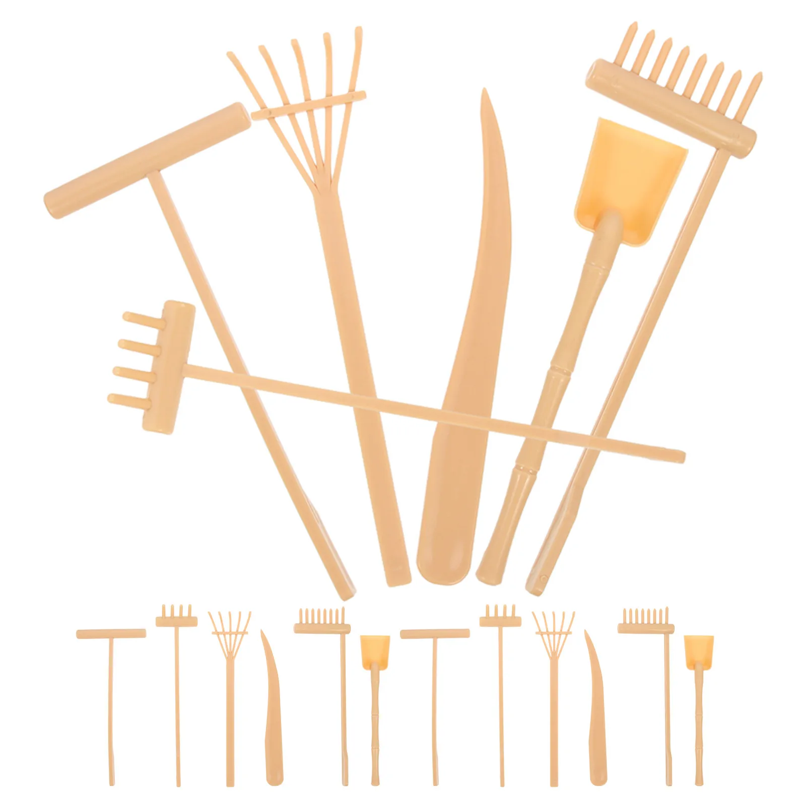 Набор из 3 миниатюрных инструментов для дзен-сада: грабли для песочницы, декор для рабочего стола, для медитации, творчества, игр для детей и взрослых
Набор из 3 миниатюрных инструментов для дзен-сада: грабли для песочницы, декор для рабочего стола, для медитации, творчества, игр для детей и взрослых