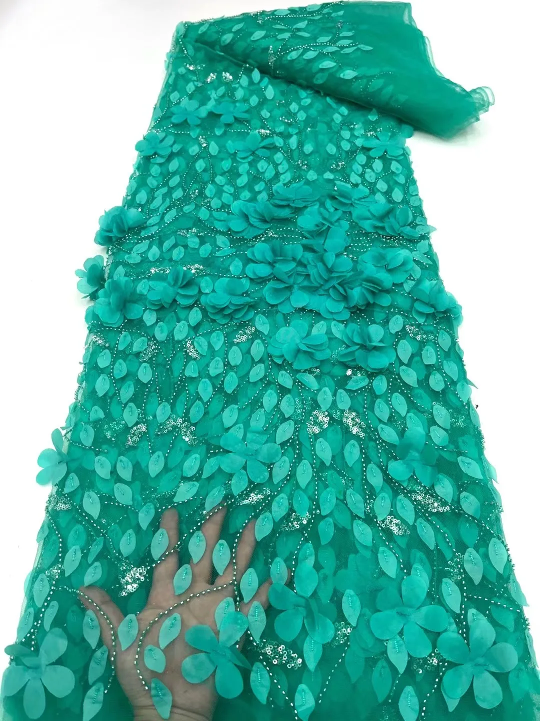Handmade French Tulle Lace Fabric 2023 High Quality 3D Flower Embroidery African Beads Lace Fabric for Wedding Dresses AXC54141
Handmade French Tulle Lace Fabric 2023 High Quality 3D Flower Embroidery African Beads Lace Fabric for Wedding Dresses AXC54141