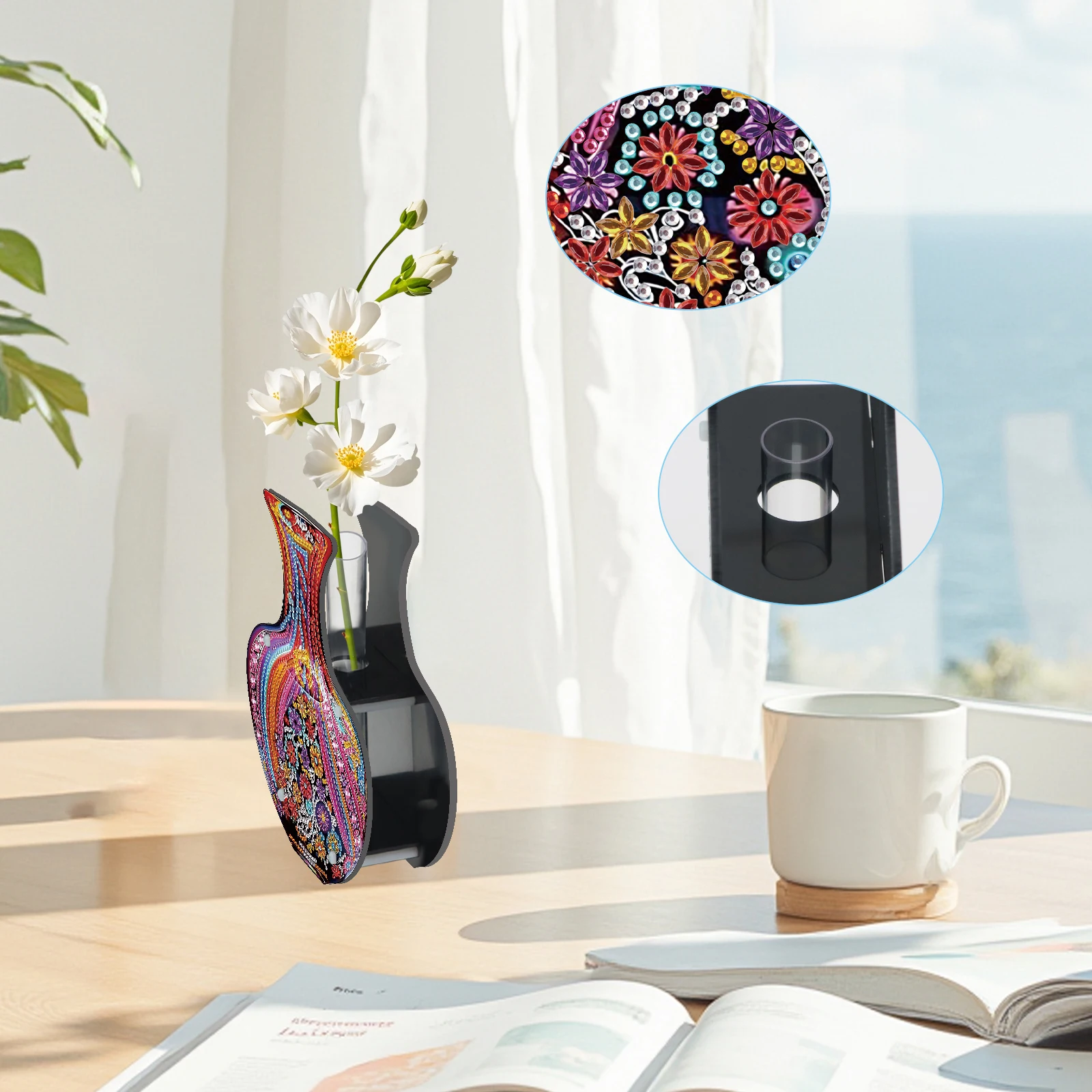 Набор для алмазной вышивки DIY: Художественная ваза, алмазная живопись, двусторонняя алмазная вышивка, настольные украшения, декор для дома
Набор для алмазной вышивки DIY: Художественная ваза, алмазная живопись, двусторонняя алмазная вышивка, настольные украшения, декор для дома