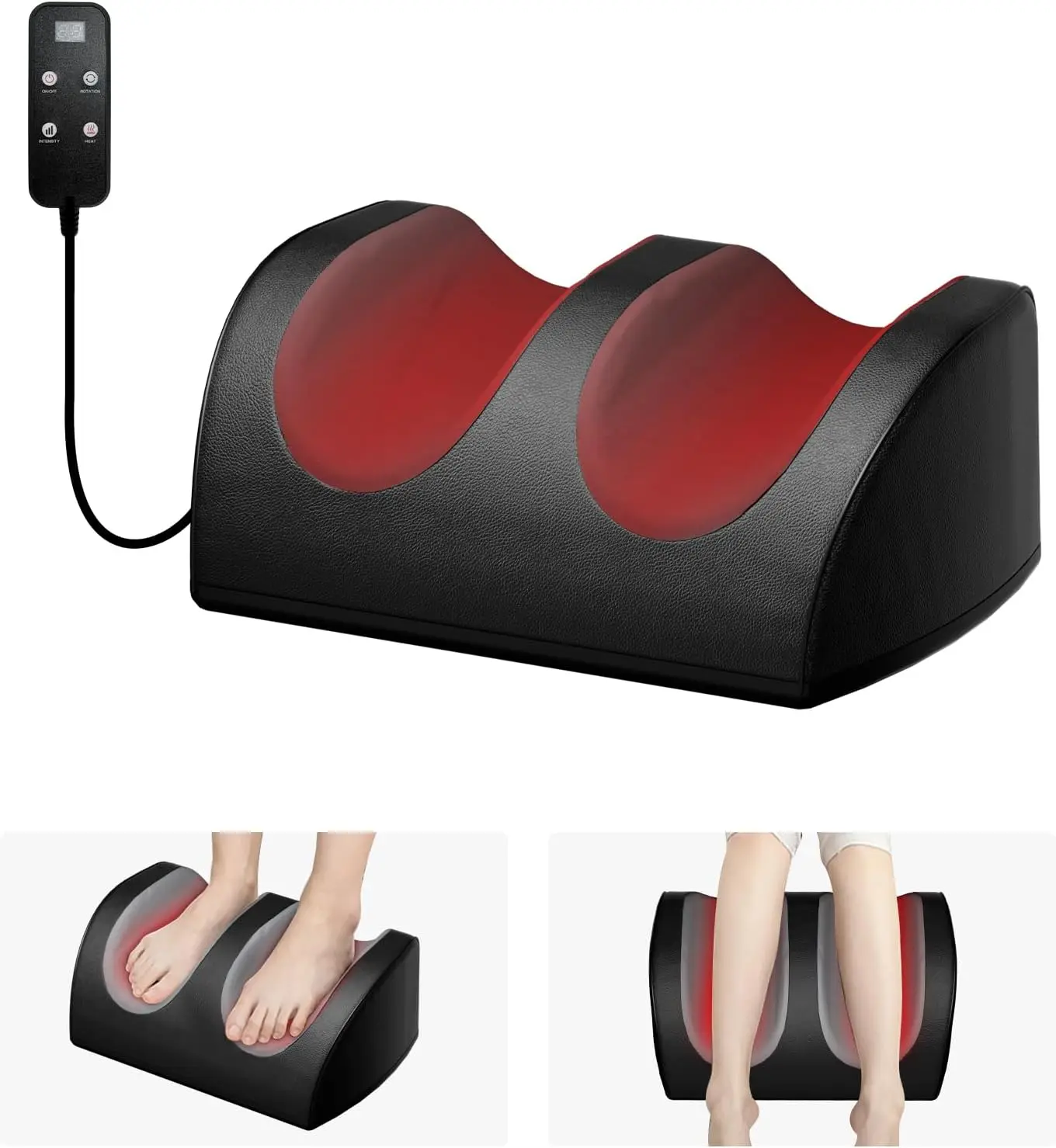 Electric Foot Massager with Heat, Corded Remote Control, Shiatsu Kneading, Gift for Mom Dad
Electric Foot Massager with Heat, Corded Remote Control, Shiatsu Kneading, Gift for Mom Dad